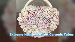 99.7 Percent Alumina Ceramic Tubes High Heat Resistance